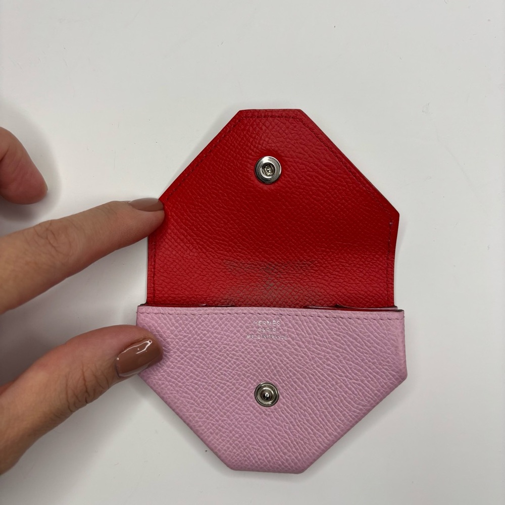 Authentic Hermes Luvan Cattle Epsom Mini Coin Pouch - Picture 9 of 13